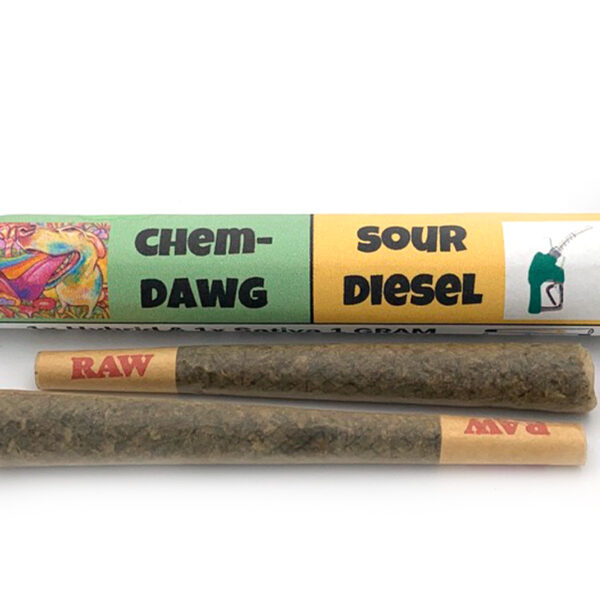 chemdawg sourdiesel preroll 1