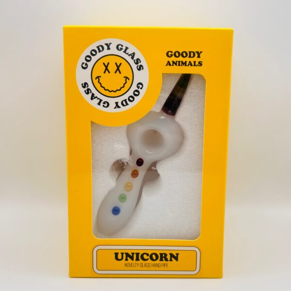 Goody Glass Unicorn Hand Pipe